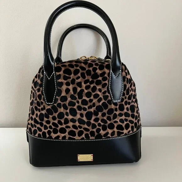 NWOT Frances Valentine Kate Spade Small Abbey Leopard Print Calf Hair Tote $498